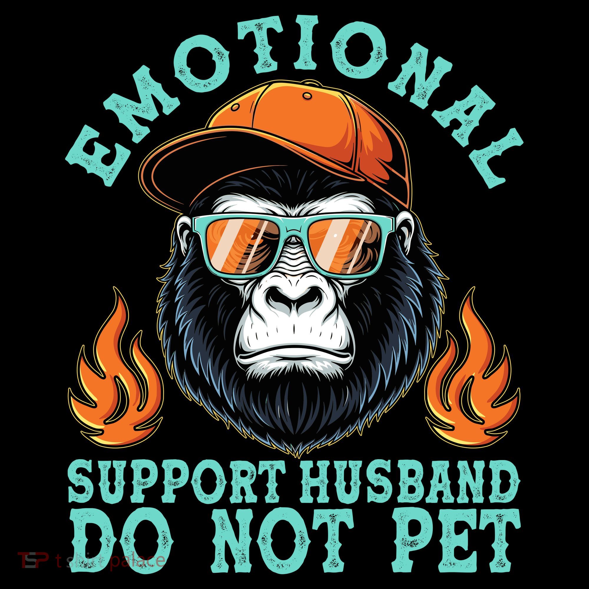 Emotional Support Husband Do Not Pet Pajama Set