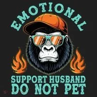 Emotional Support Husband Do Not Pet Hat thumb 2