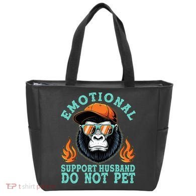 Emotional Support Husband Do Not Pet Tote Bag