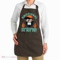 Emotional Support Husband Do Not Pet Apron thumb 2