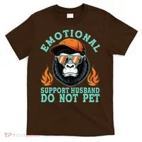 Emotional Support Husband Do Not Pet T-Shirt thumb 0