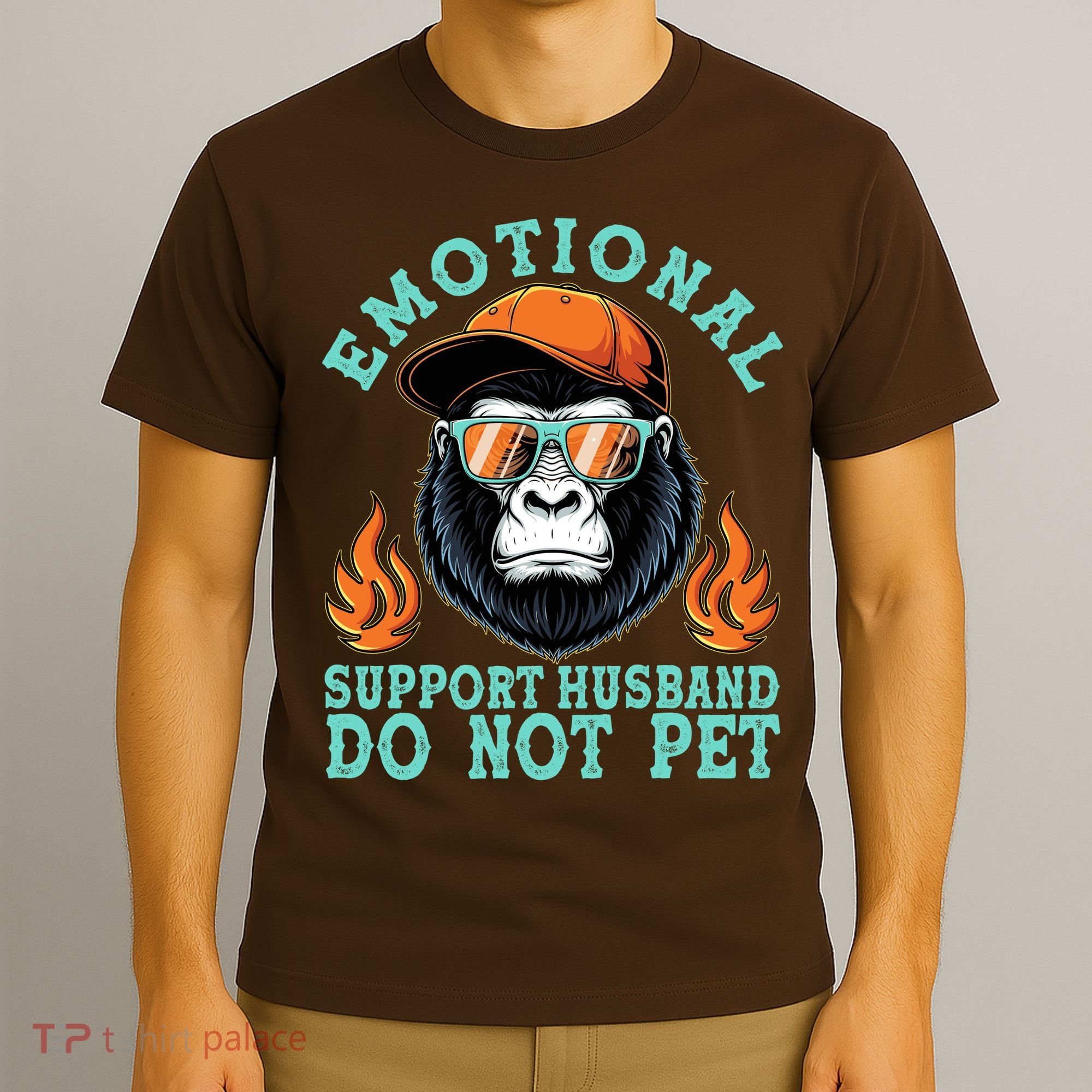 Emotional Support Husband Do Not Pet T-Shirt