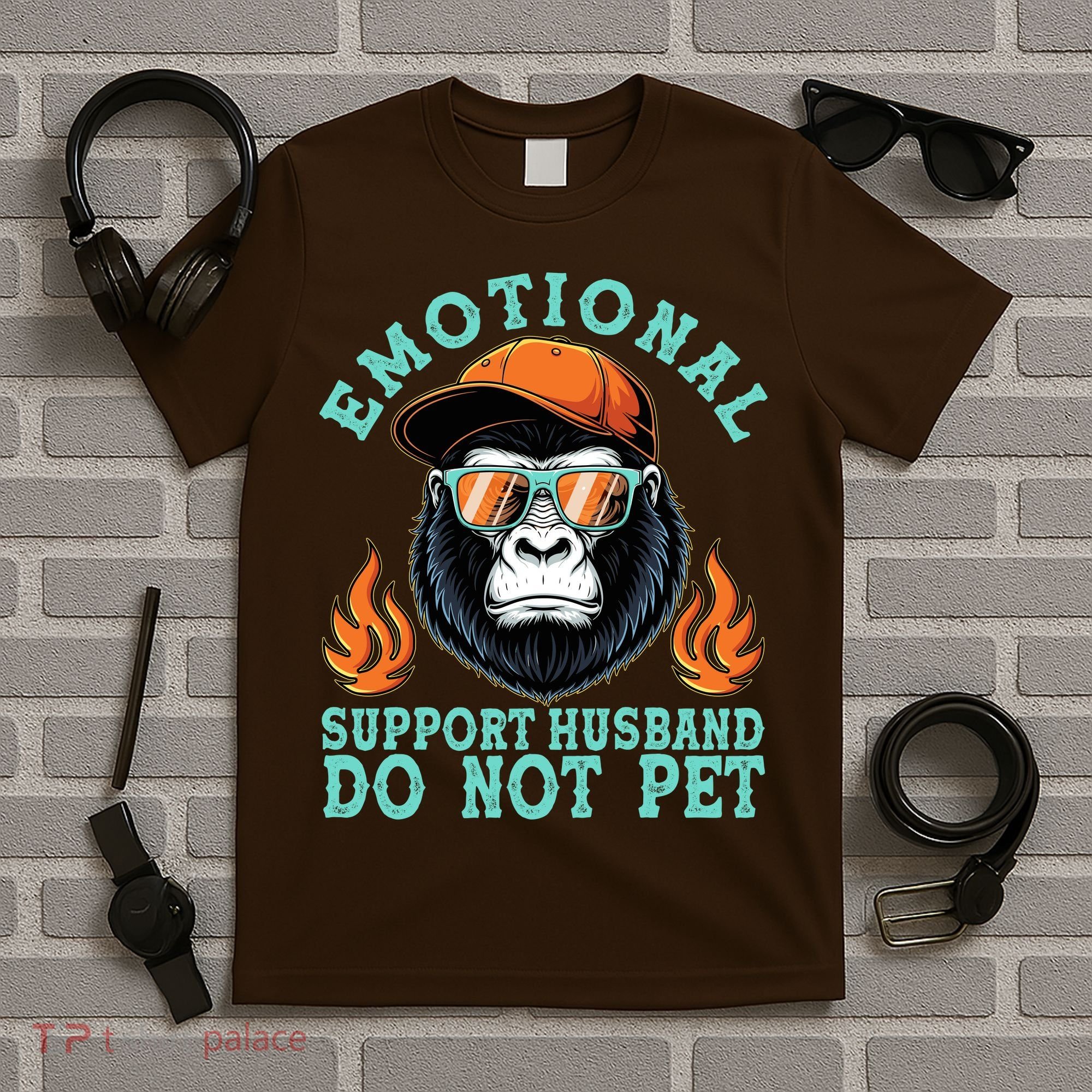 Emotional Support Husband Do Not Pet T-Shirt