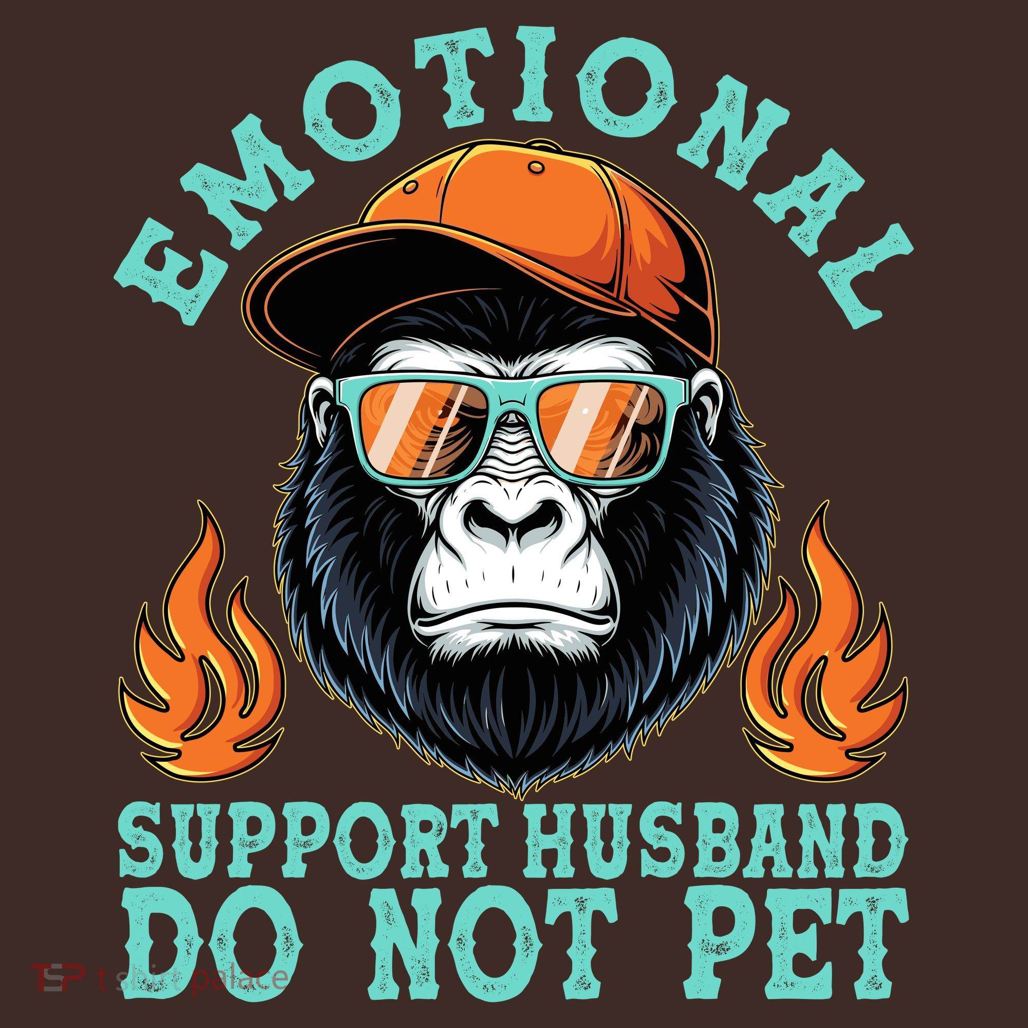 Emotional Support Husband Do Not Pet T-Shirt