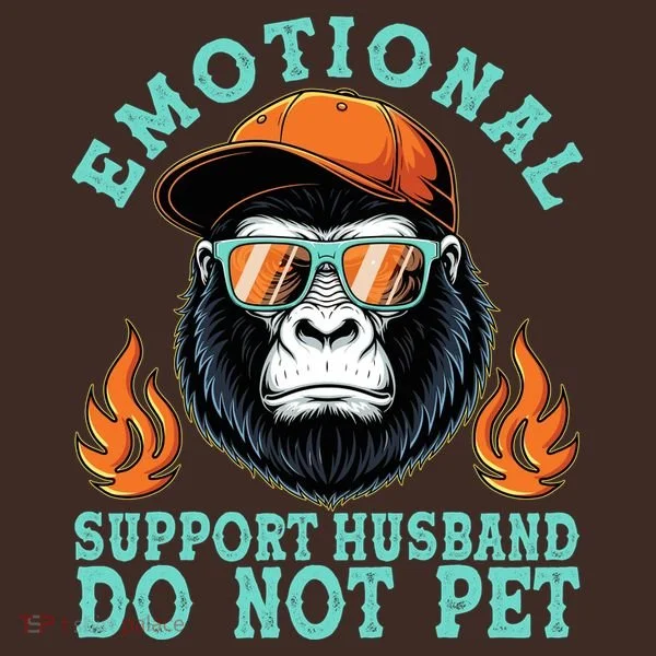 Emotional Support Husband Do Not Pet T-Shirt