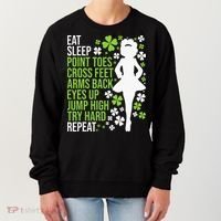 Eat Sleep Irish Dance Irish Dancer Ceili Reel Dance Feis Women's Sweatshirt thumb 0