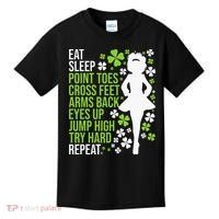 Eat Sleep Irish Dance Irish Dancer Ceili Reel Dance Feis Kids T-Shirt thumb 0