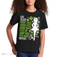 Eat Sleep Irish Dance Irish Dancer Ceili Reel Dance Feis Kids T-Shirt thumb 2