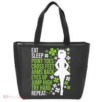 Eat Sleep Irish Dance Irish Dancer Ceili Reel Dance Feis Tote Bag thumb 0
