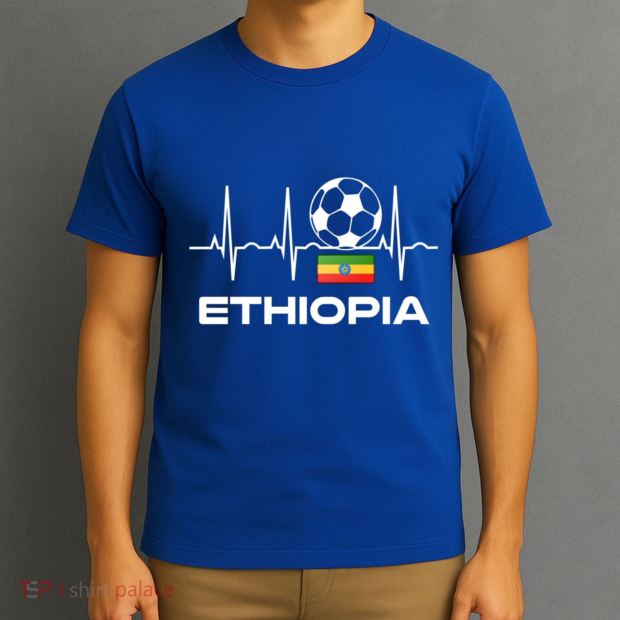 Ethiopia Soccer Jersey Gift Ethiopian Football Gifcool Gift Cute Gift T-Shirt