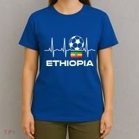 Ethiopia Soccer Jersey Gift Ethiopian Football Gifcool Gift Cute Gift T-Shirt thumb 4
