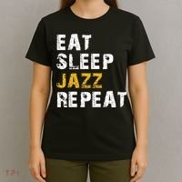 Eat Sleep Jazz Repeat T-Shirt thumb 4