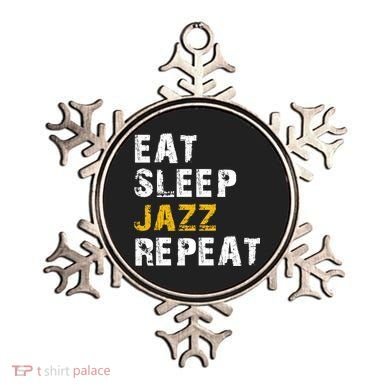 Eat Sleep Jazz Repeat Ornament