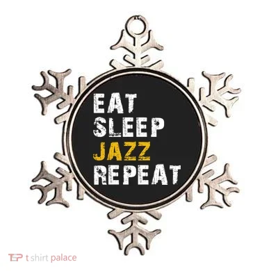 Eat Sleep Jazz Repeat Ornament