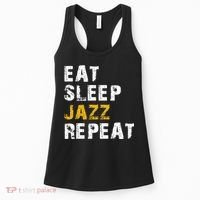 Eat Sleep Jazz Repeat Women's Tank Top thumb 0