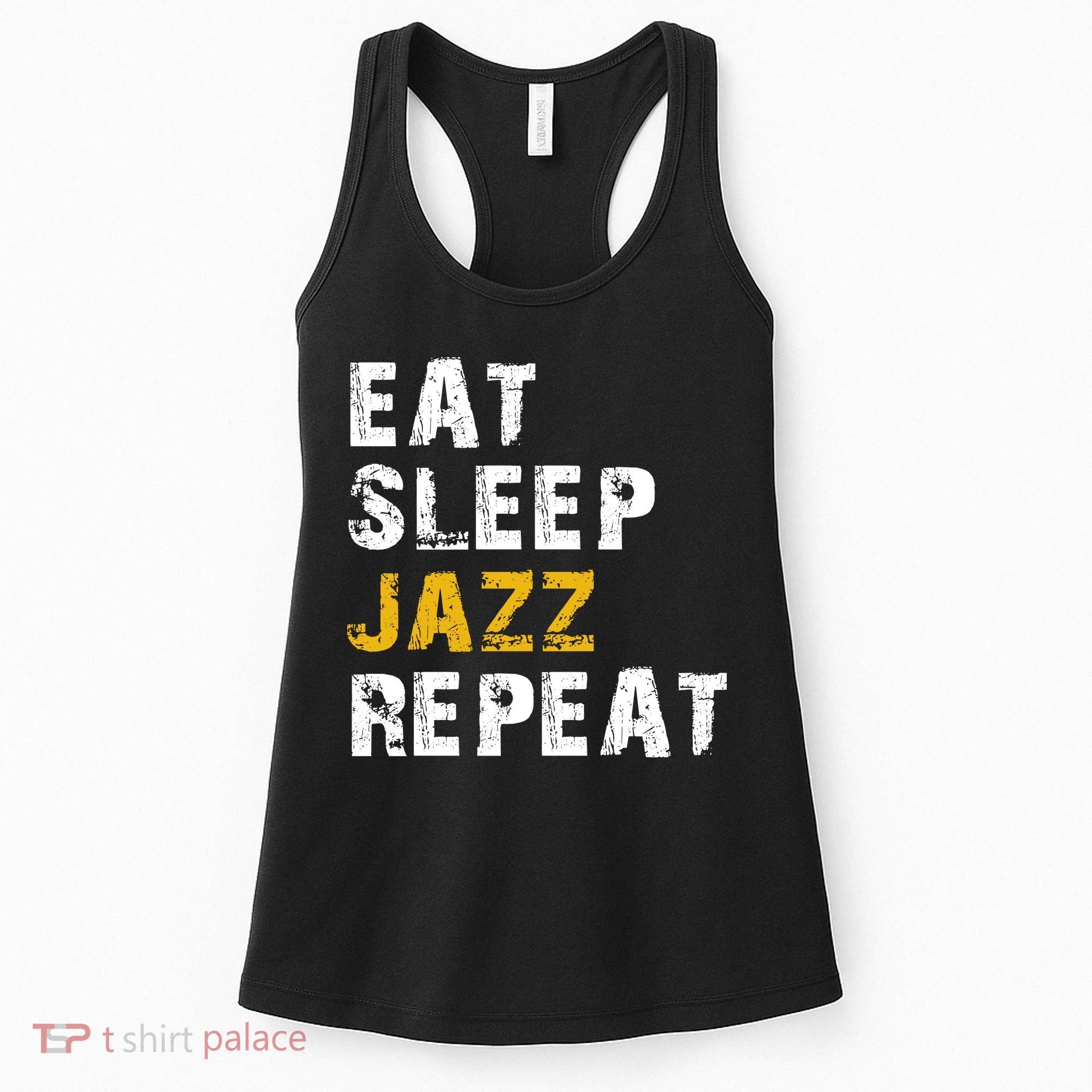Eat Sleep Jazz Repeat Women's Tank Top