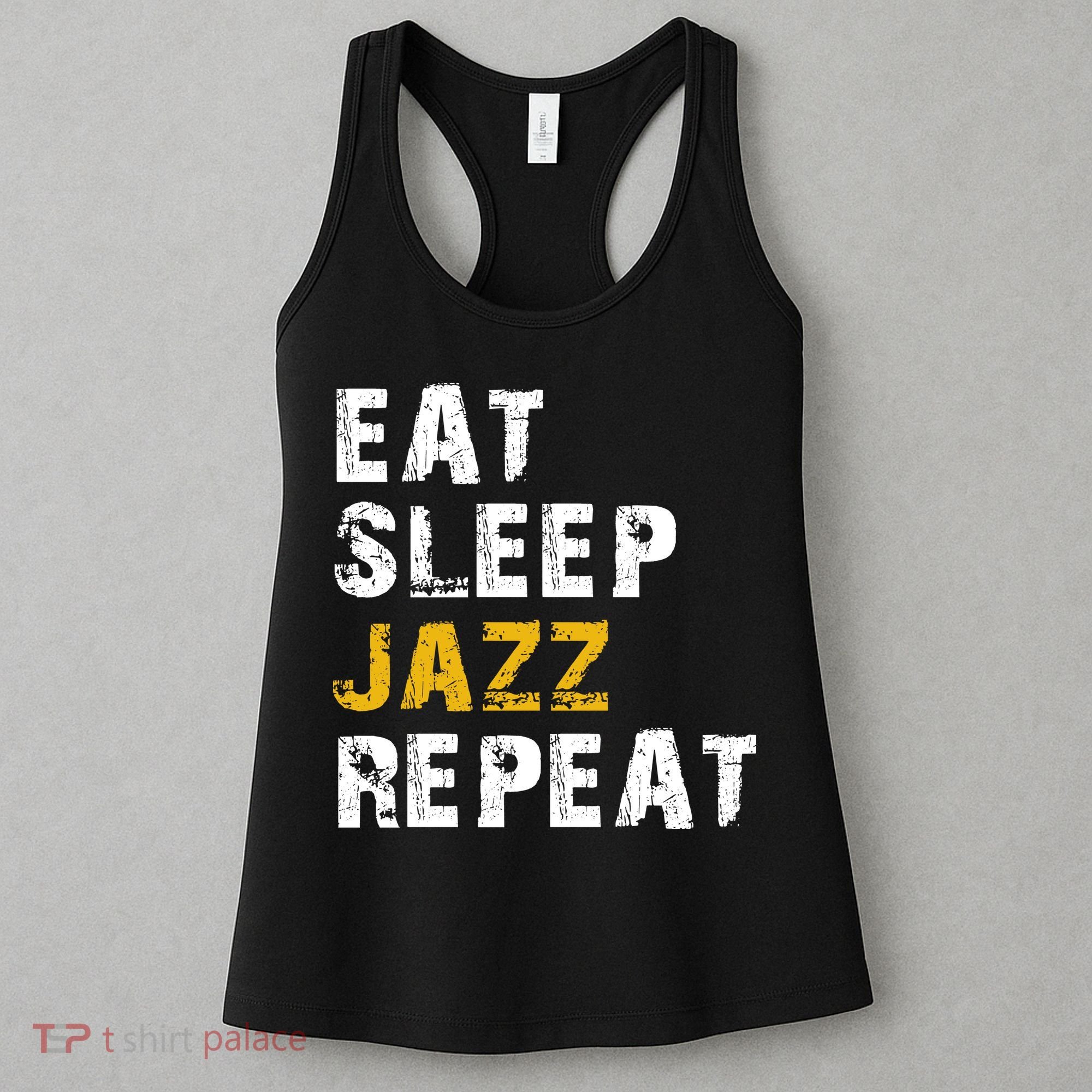 Eat Sleep Jazz Repeat Women's Tank Top