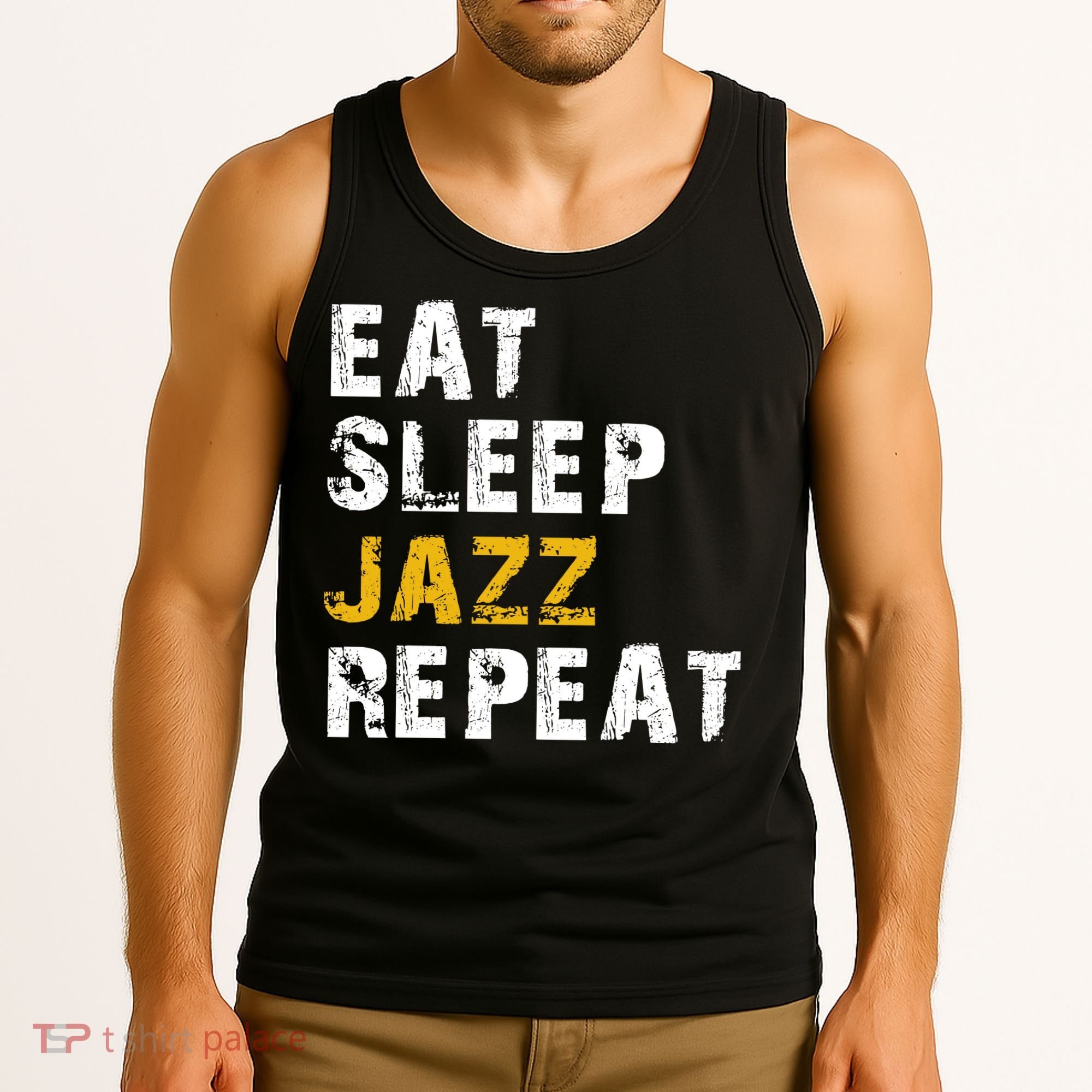 Eat Sleep Jazz Repeat Tank Top
