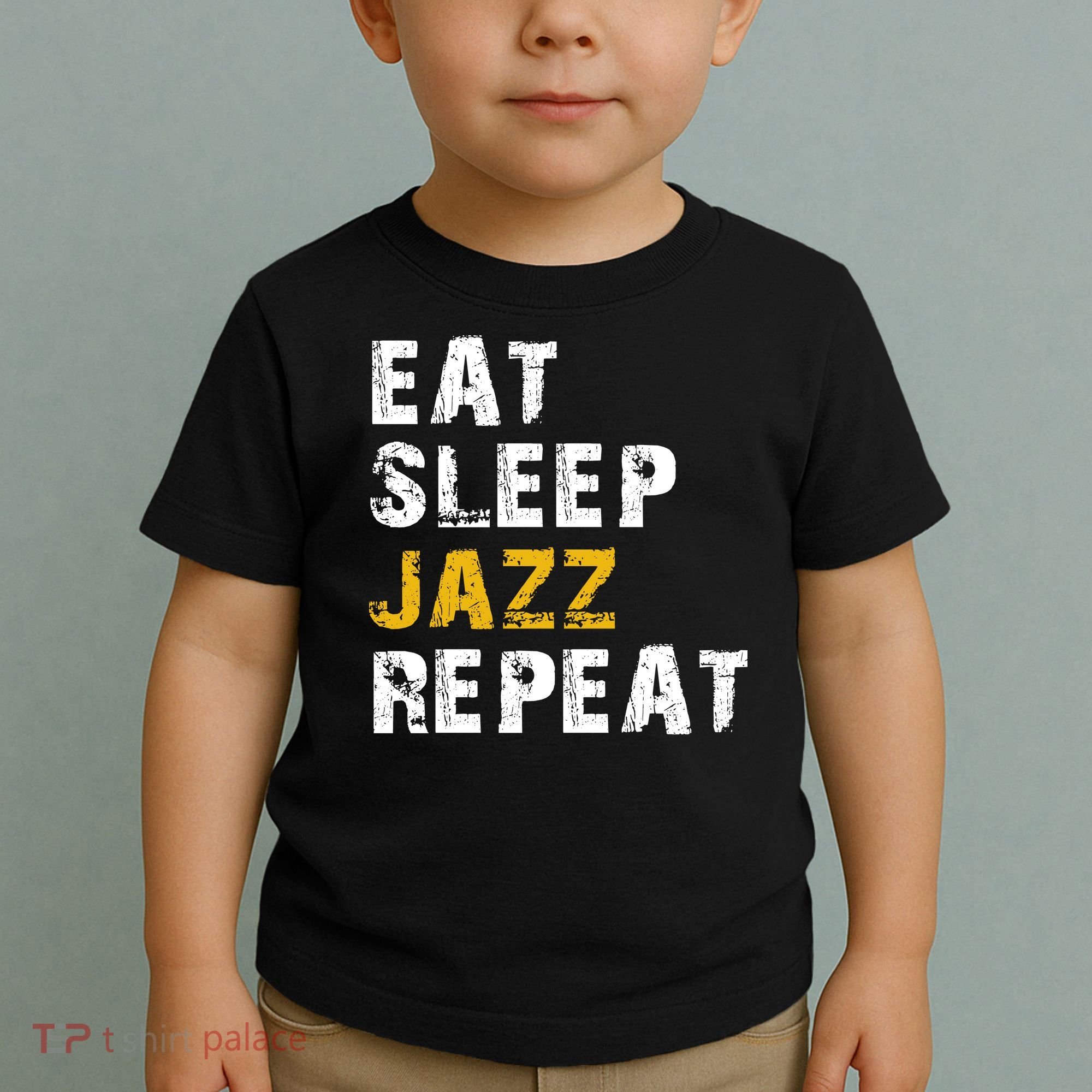 Eat Sleep Jazz Repeat Toddler T-Shirt