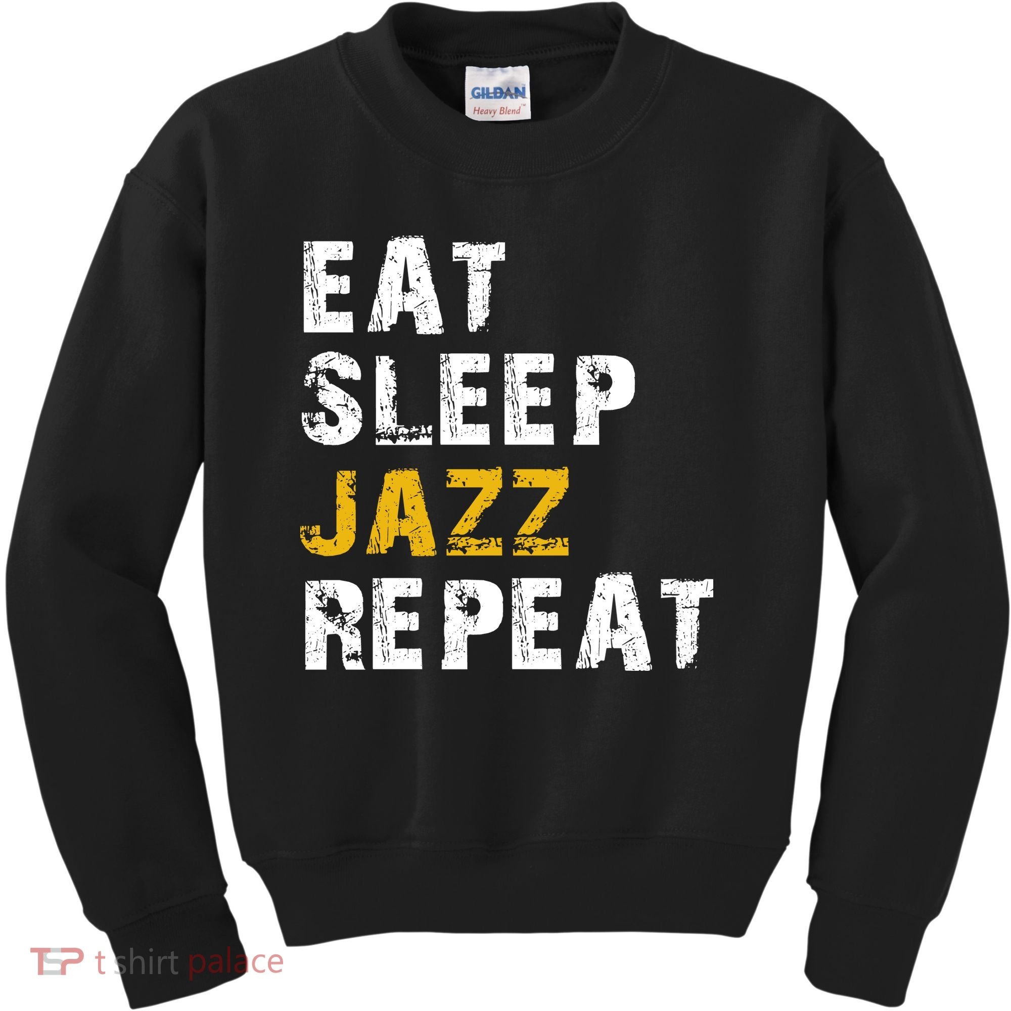 Eat Sleep Jazz Repeat Kids Sweatshirt