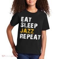 Eat Sleep Jazz Repeat Kids T-Shirt thumb 2