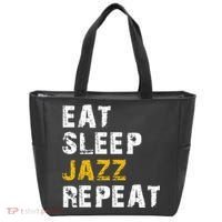 Eat Sleep Jazz Repeat Tote Bag thumb 0