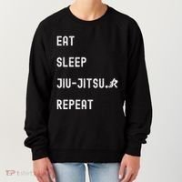 Eat Sleep Jiujitsu Repeat Women's Sweatshirt thumb 0