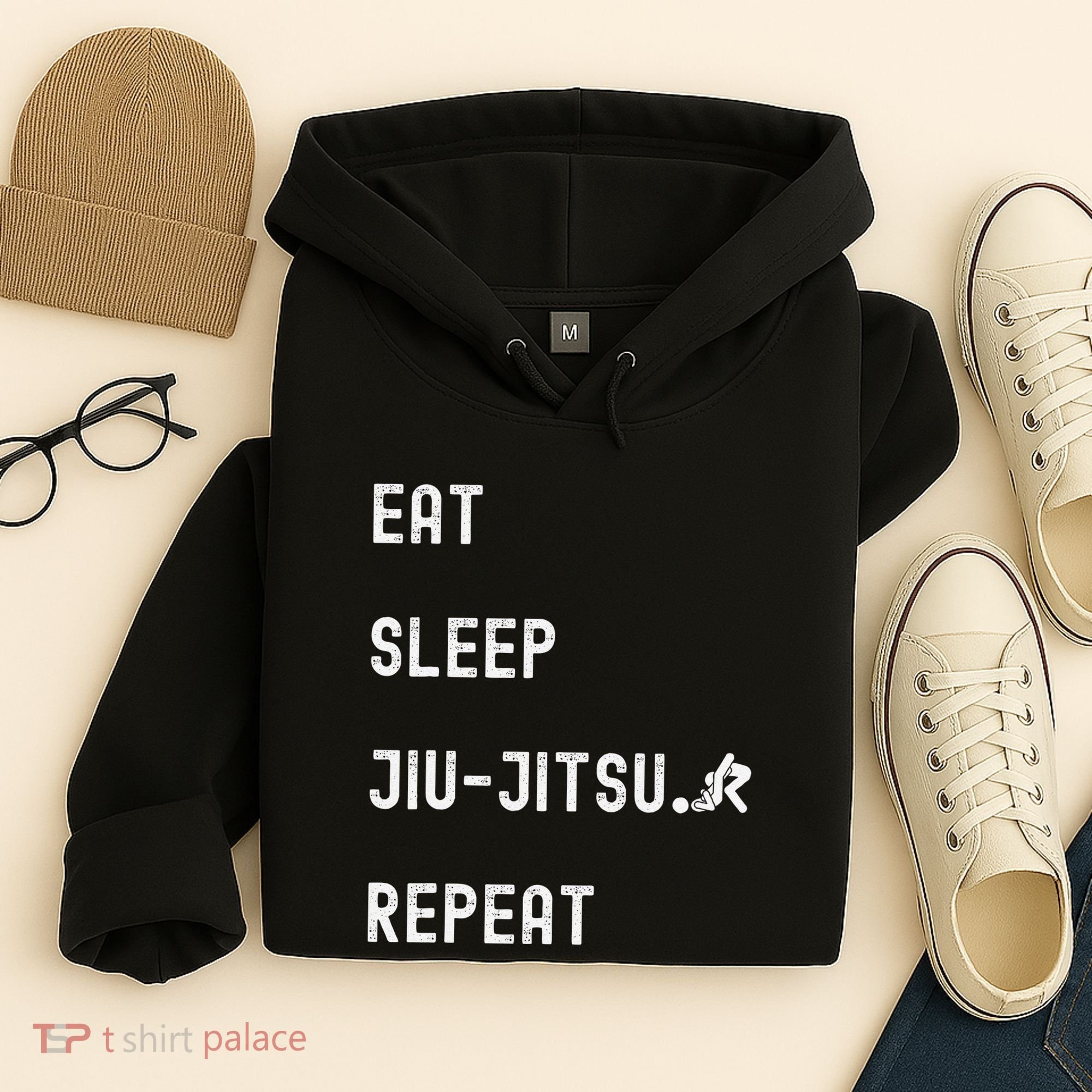 Eat Sleep Jiujitsu Repeat Hoodie