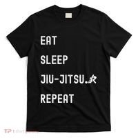 Eat Sleep Jiujitsu Repeat T-Shirt thumb 0