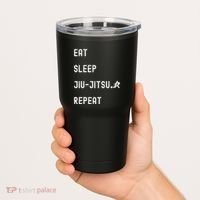 Eat Sleep Jiujitsu Repeat Tumbler thumb 2