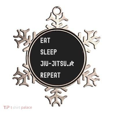 Eat Sleep Jiujitsu Repeat Ornament