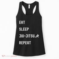 Eat Sleep Jiujitsu Repeat Women's Tank Top thumb 0