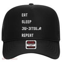 Eat Sleep Jiujitsu Repeat Hat thumb 0