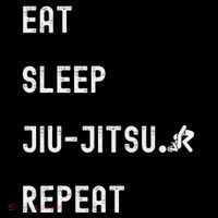 Eat Sleep Jiujitsu Repeat Toddler Hoodie thumb 2