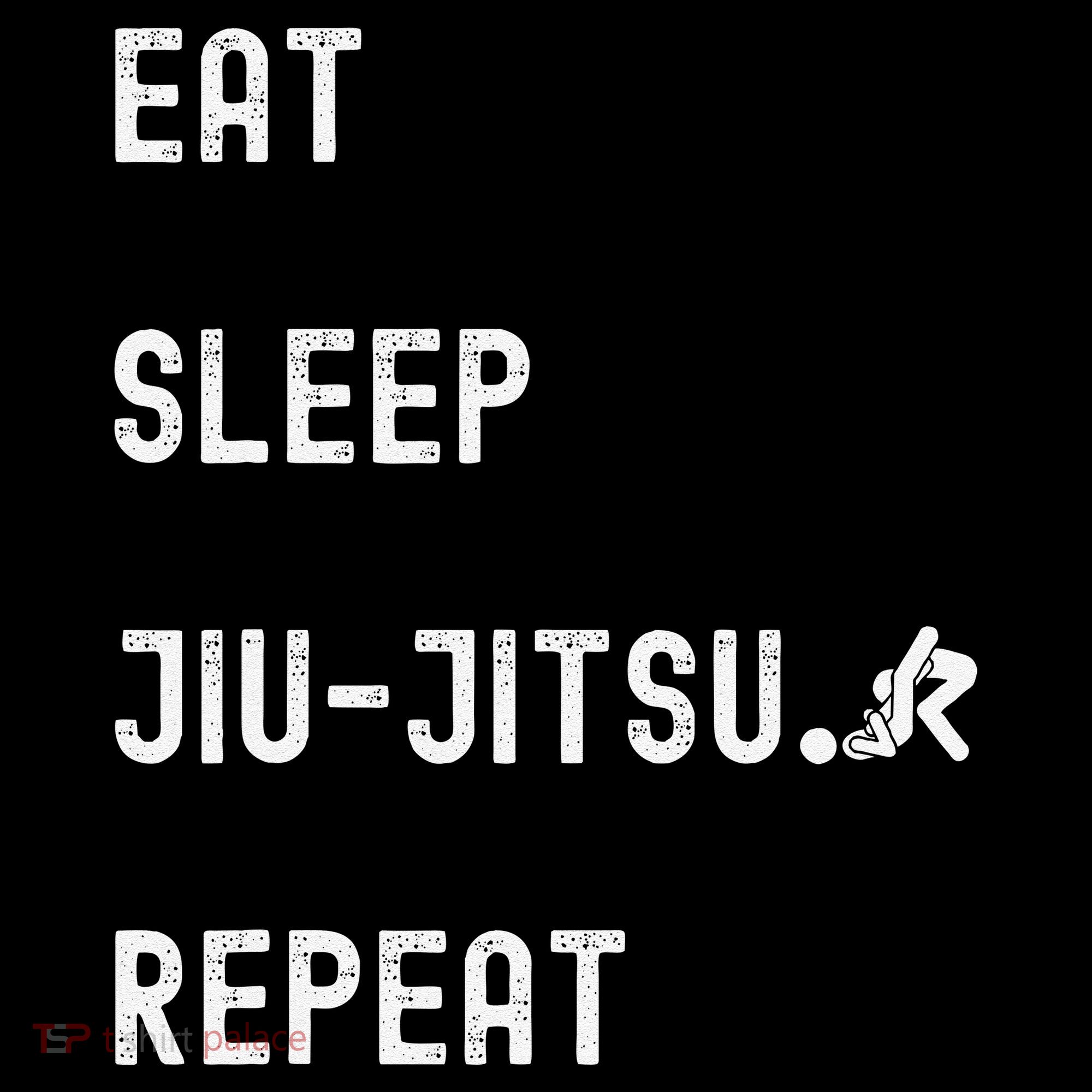 Eat Sleep Jiujitsu Repeat Toddler Hoodie