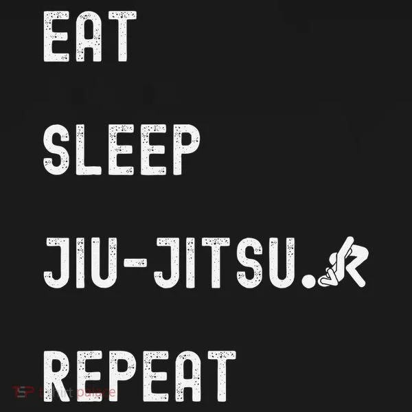 Eat Sleep Jiujitsu Repeat Toddler Hoodie