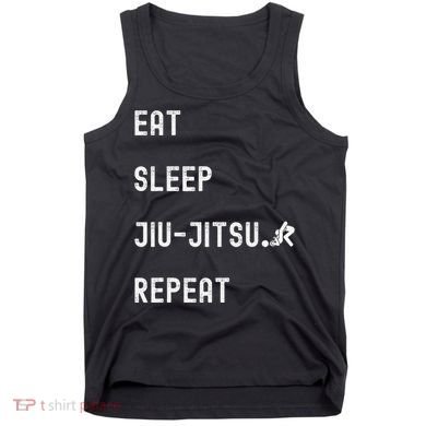 Eat Sleep Jiujitsu Repeat Tank Top