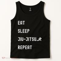 Eat Sleep Jiujitsu Repeat Tank Top thumb 2