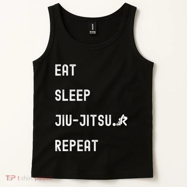 Eat Sleep Jiujitsu Repeat Tank Top