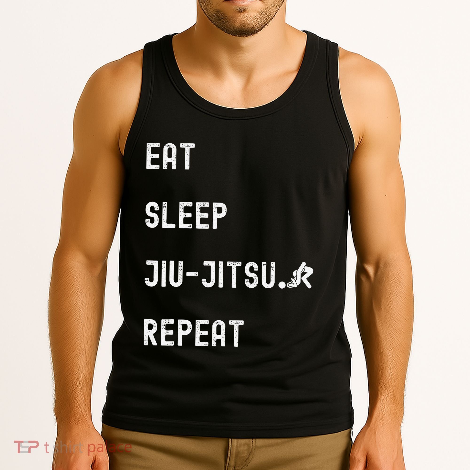 Eat Sleep Jiujitsu Repeat Tank Top