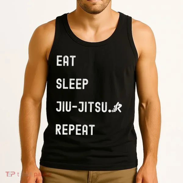 Eat Sleep Jiujitsu Repeat Tank Top