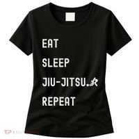 Eat Sleep Jiujitsu Repeat Women's T-Shirt thumb 0