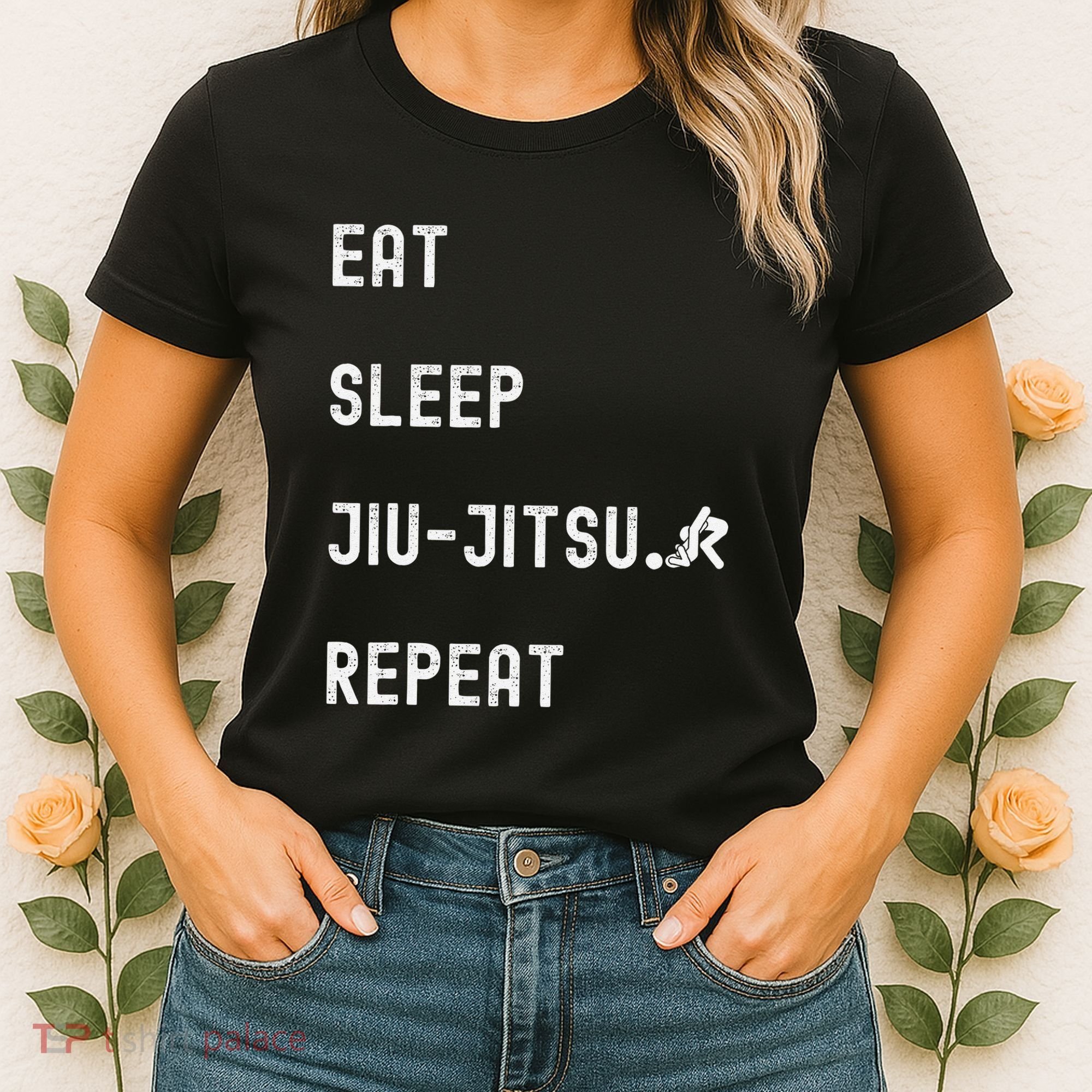 Eat Sleep Jiujitsu Repeat Women's T-Shirt