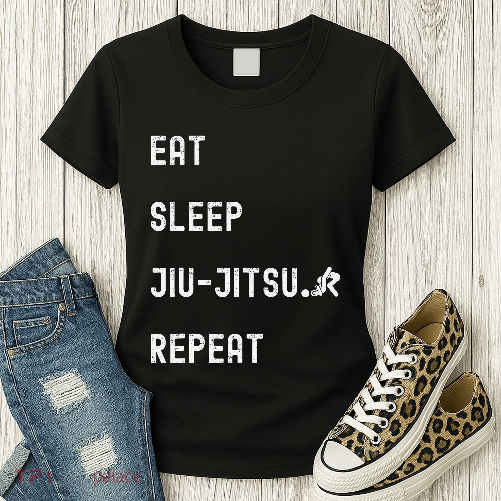 Eat Sleep Jiujitsu Repeat Women's T-Shirt