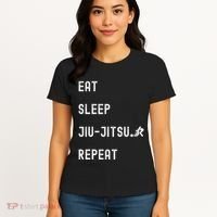 Eat Sleep Jiujitsu Repeat Women's T-Shirt thumb 4