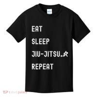 Eat Sleep Jiujitsu Repeat Kids T-Shirt thumb 0