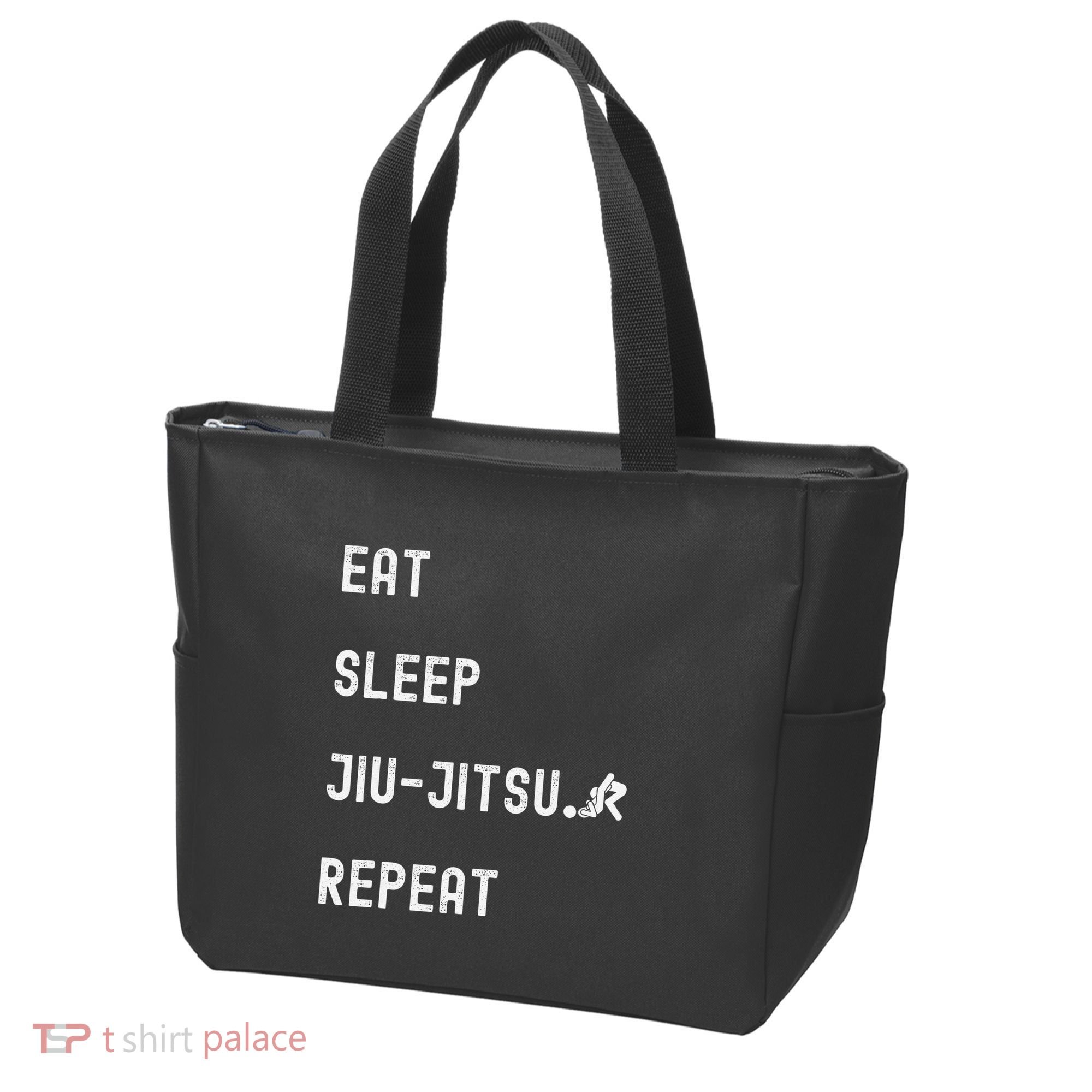 Eat Sleep Jiujitsu Repeat Tote Bag