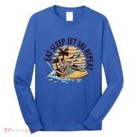 Eat Sleep Jet Ski Repeat Gift Long Sleeve Shirt thumb 0