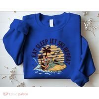 Eat Sleep Jet Ski Repeat Gift Sweatshirt thumb 2