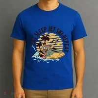 Eat Sleep Jet Ski Repeat Gift T-Shirt thumb 3